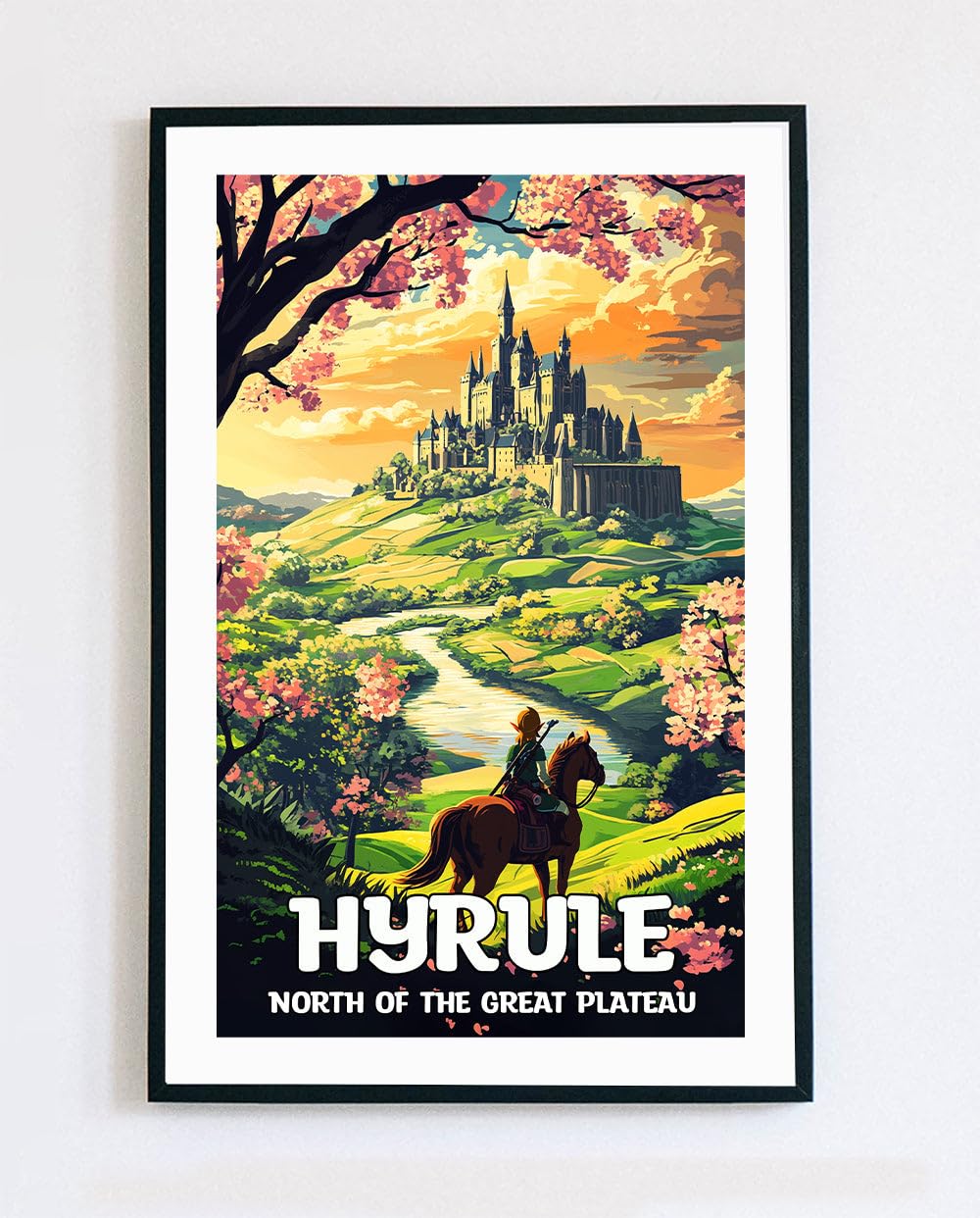 Amazon.com: Hyrule Wall Art Poster - North Of The Great Plateau